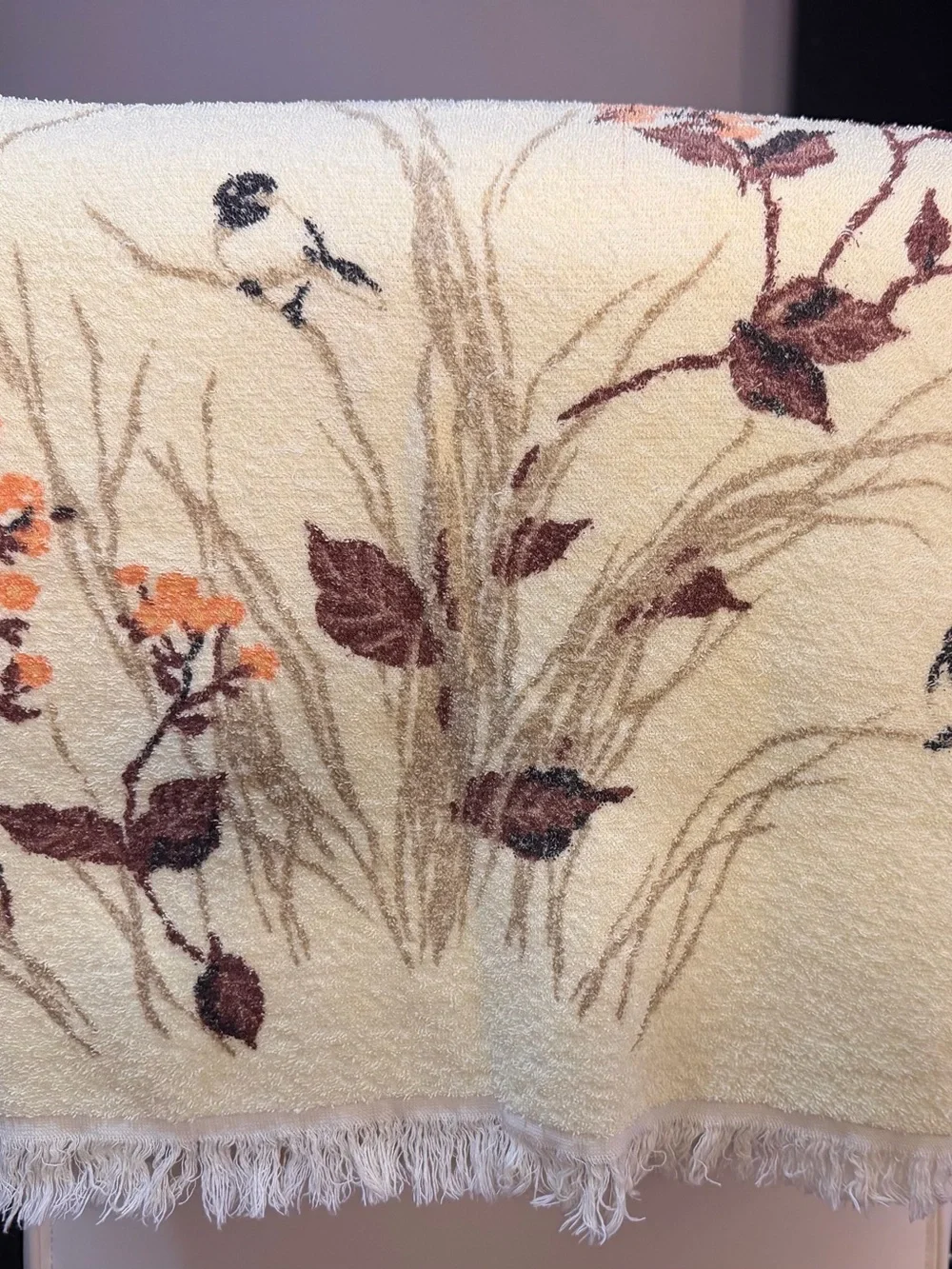 Vintage Pale Yellow towel
